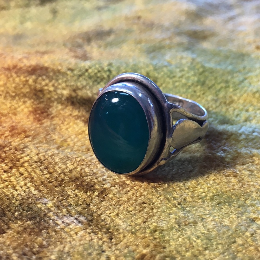 Chalcedony Sterling Silver Ring - image 2